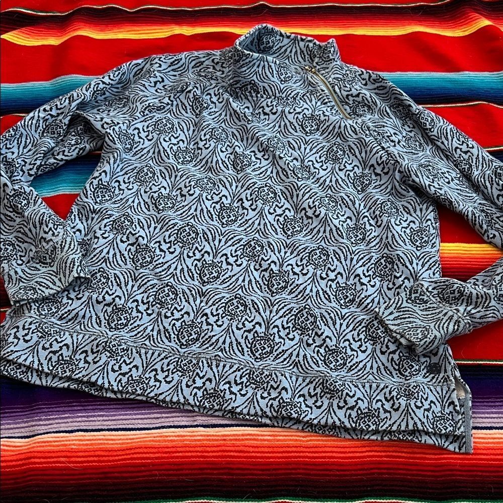 Lilly Pulitzer light blue pullover hoodie